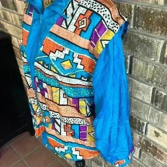 Laura Katherine windbreaker women’s vintage 80’s jacket size L - Picture 12 of 15